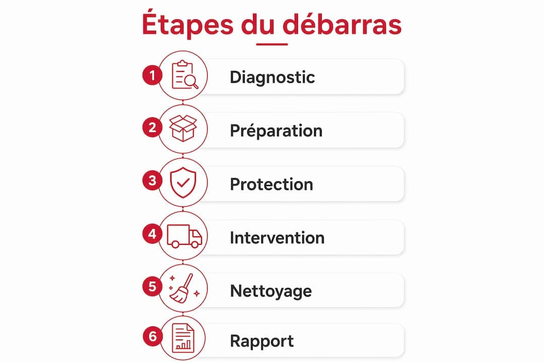 Infographie : les étapes essentielles pour remettre en état un logement insalubre