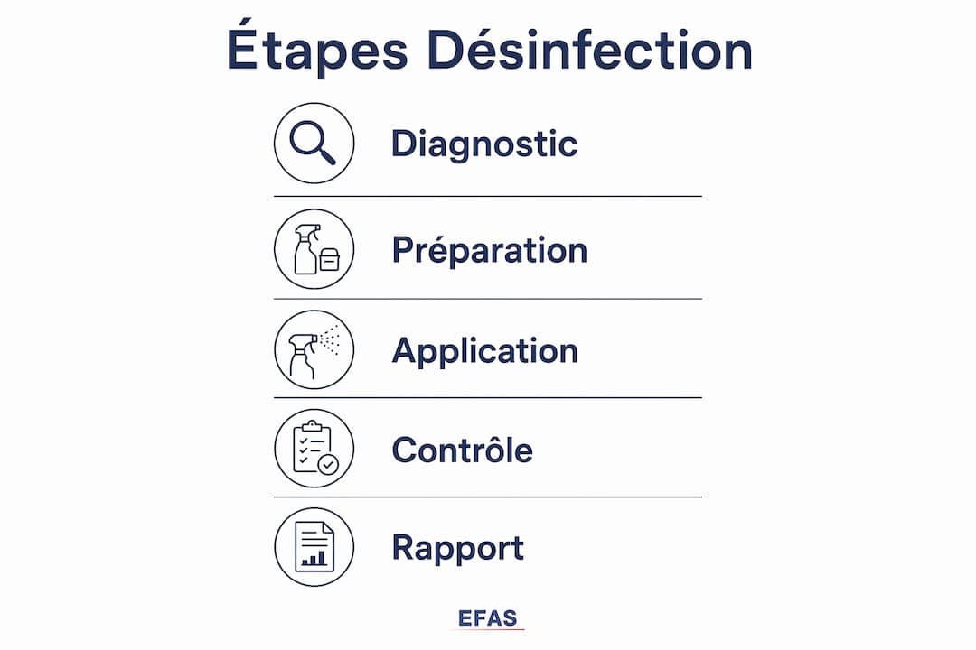 Étapes clés d'une désinfection d'appartement réussie