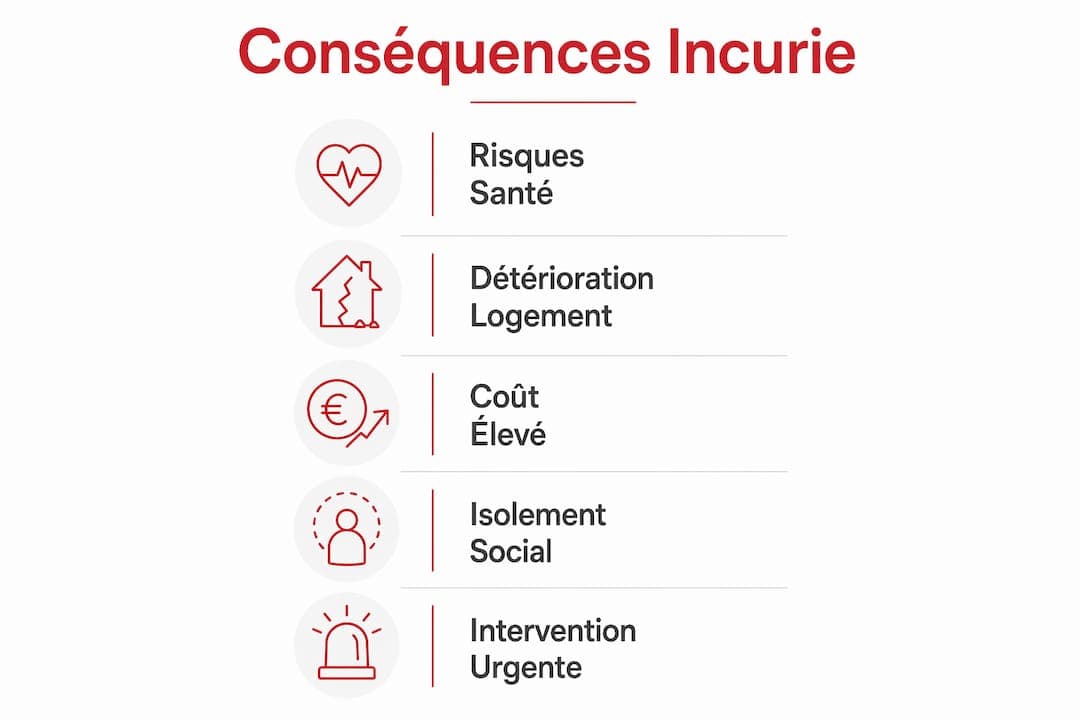 Infographie mettant en lumière les effets majeurs d'un manque de vigilance