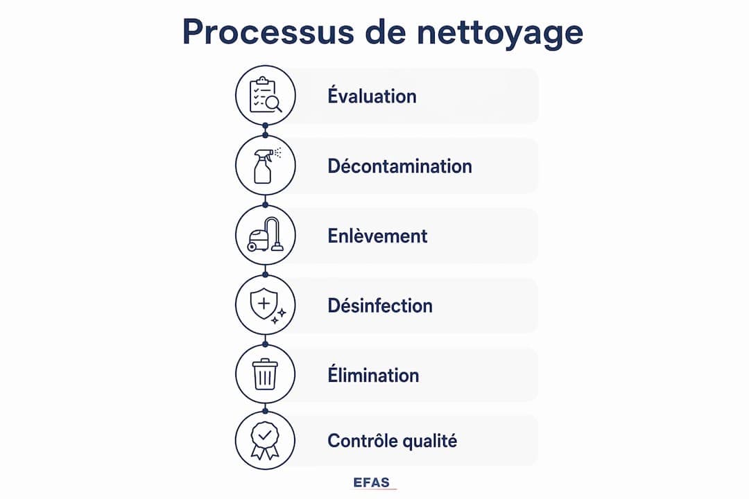 Les étapes clés d'un nettoyage spécialisé